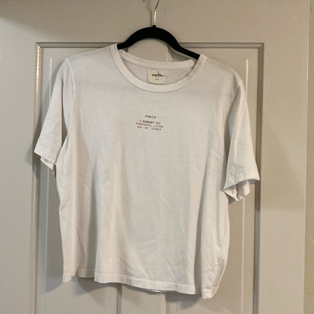 P&co crop box tshirt